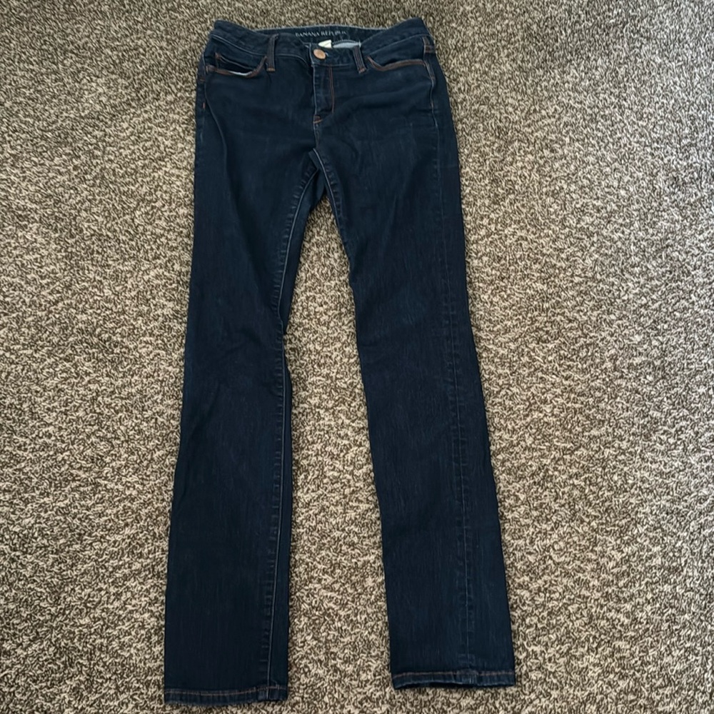 Banana Republic Skinny Ankle Jeans 30” Size 26